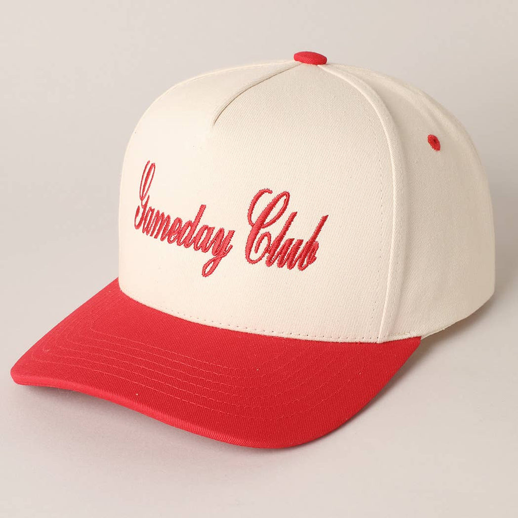 Gameday Club Embroidery Cap