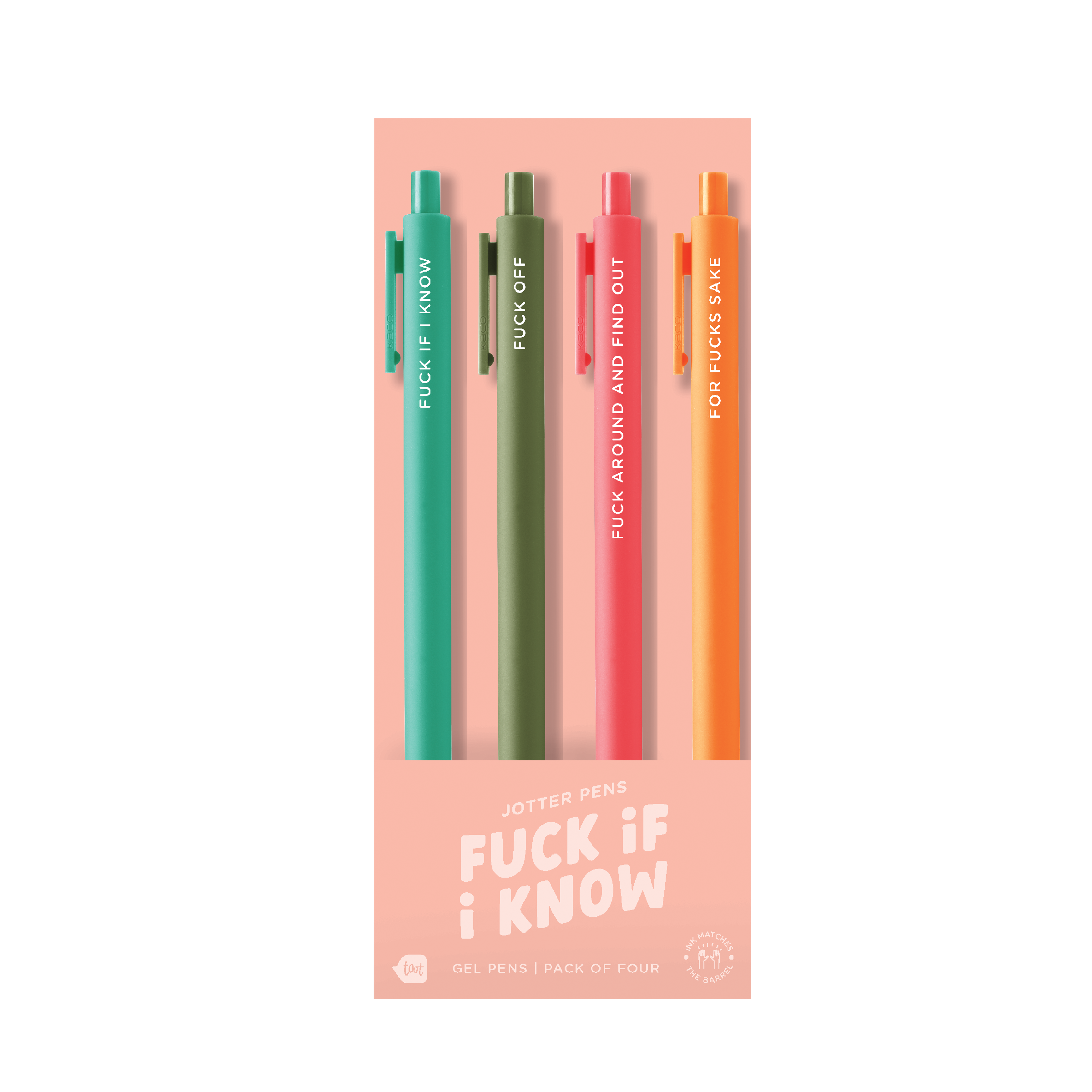 Jotter Sets 4 Pack: Yes Way Rosé