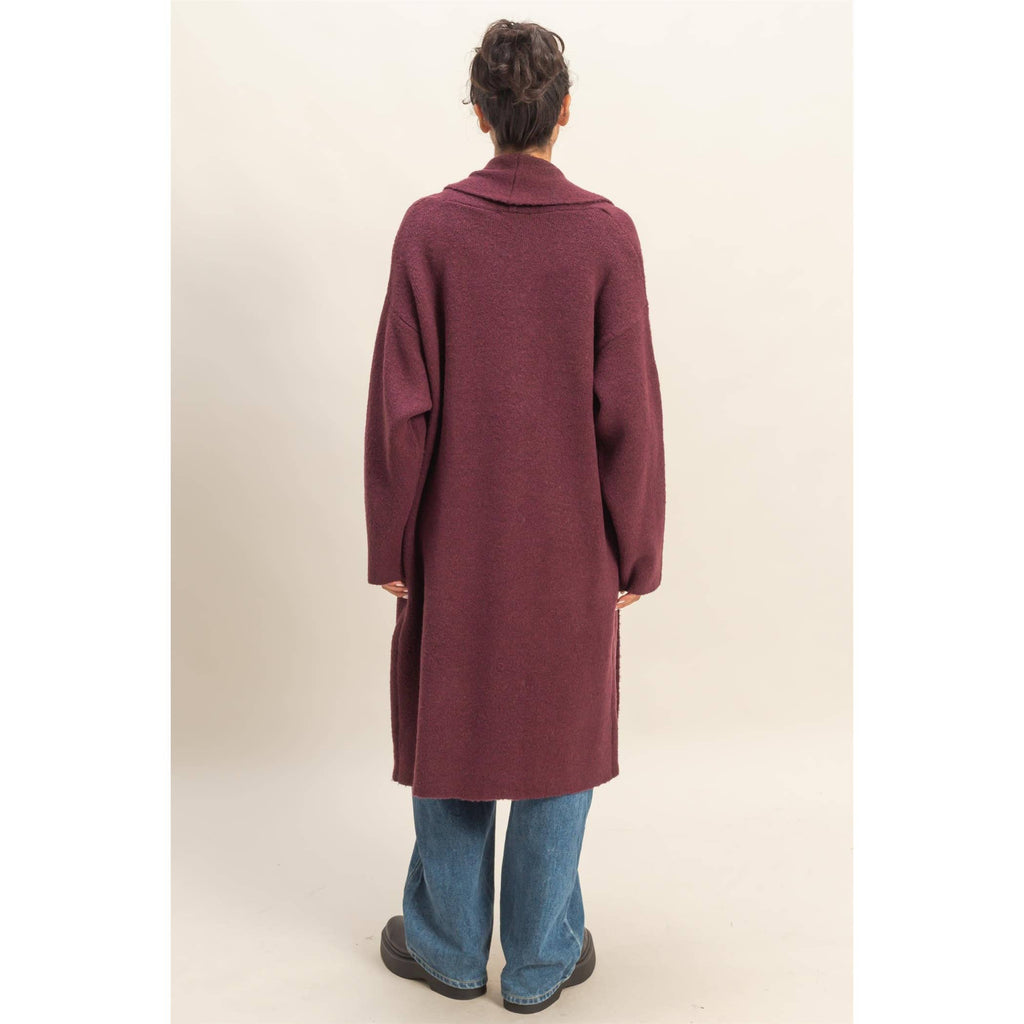 Open Front Duster Sweater