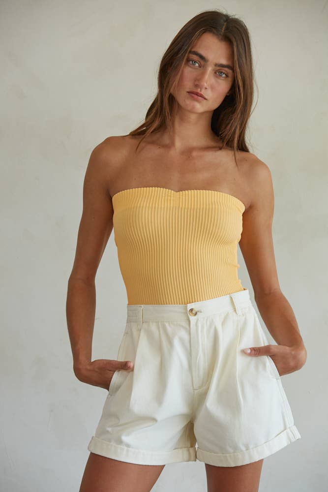 Sweetheart Neckline Tube Top