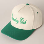 Gameday Club Embroidery Cap