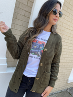 Olive Cardigan