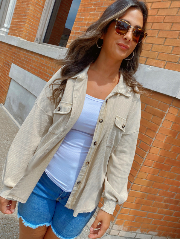 Vanilla Latte Shacket