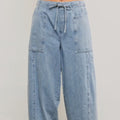 Light Washed Barrel Jeans