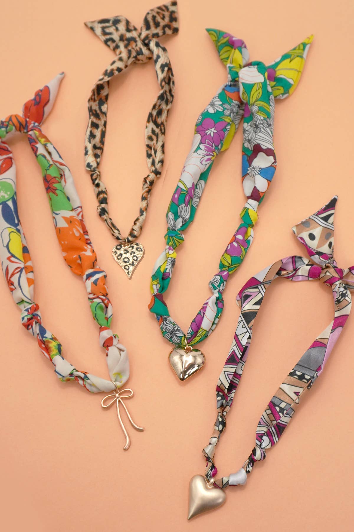 Sweetest Scarf Charm Necklace