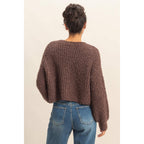 Fluffy Button-Up Cardigan