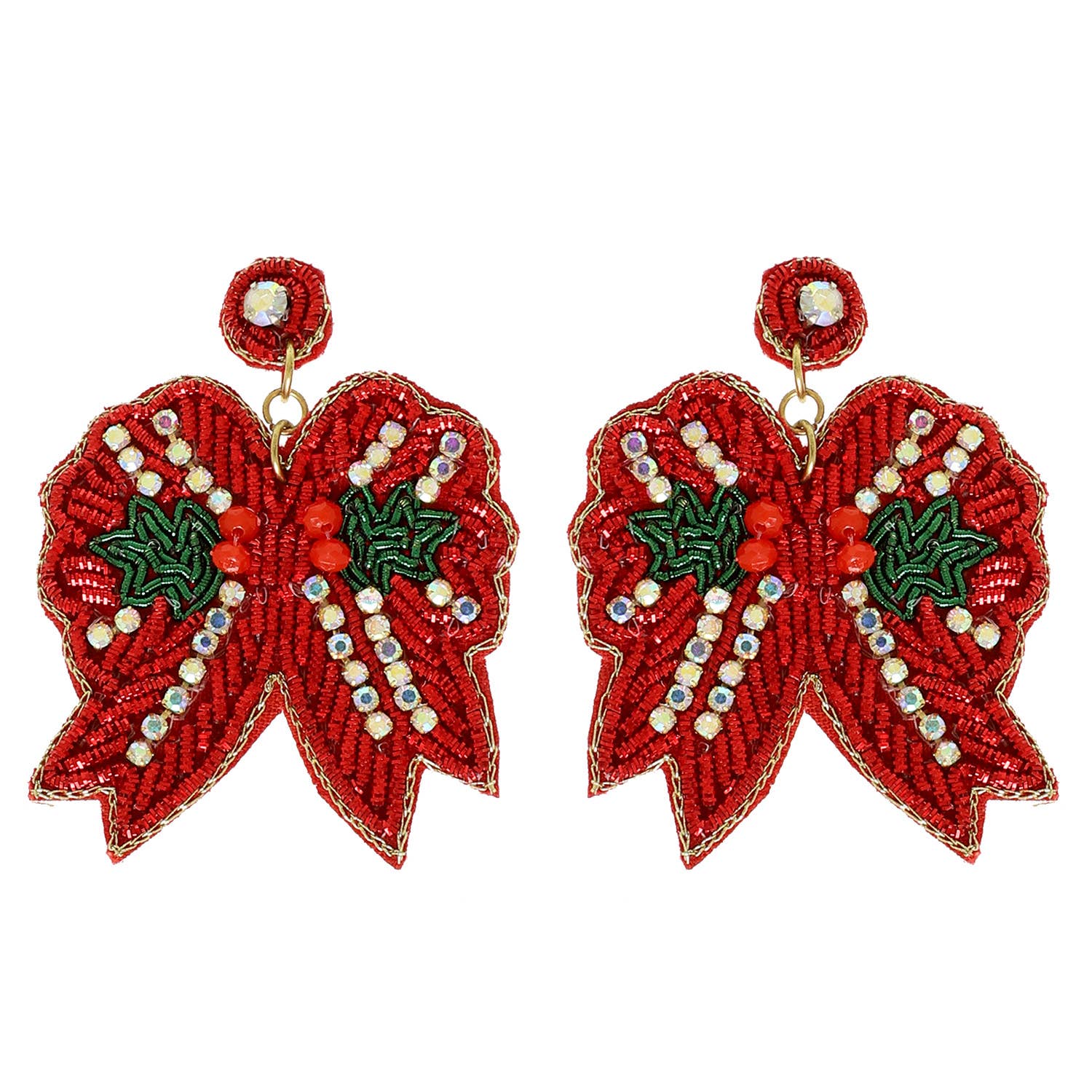 Christmas Bow Earrings