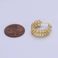 Double Chain Link Earrings