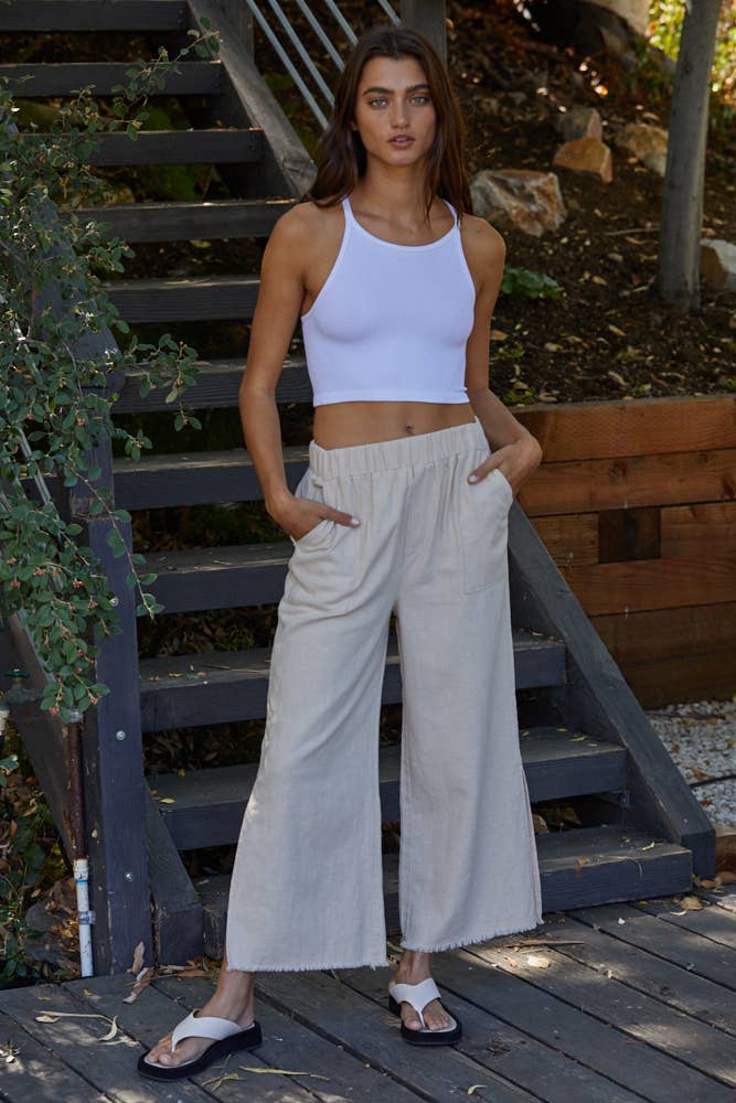 White Halter Top