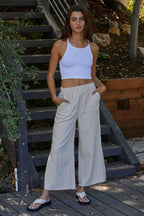White Halter Top