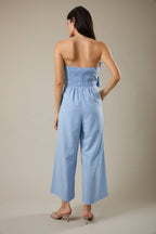 Cornflower Ruffle Jumpsuit
