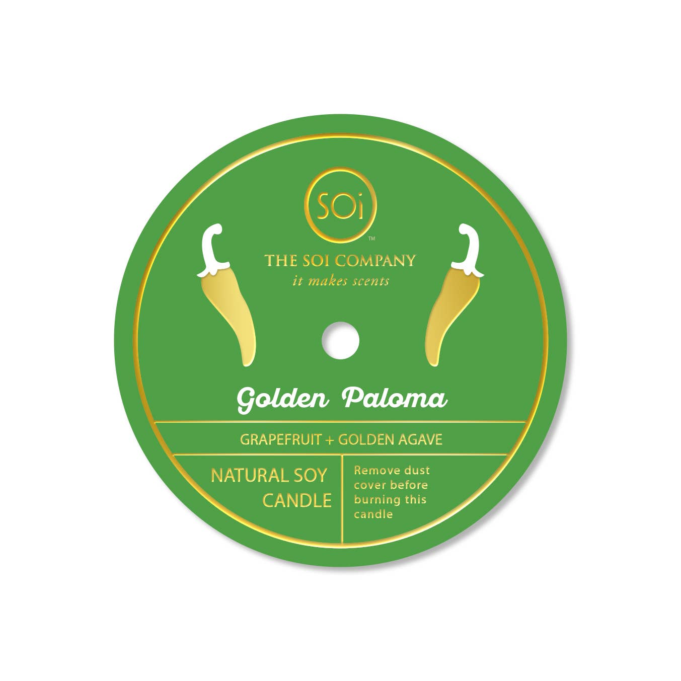 Golden Paloma 12oz Pepper Confetti Candle