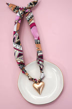 Sweetest Scarf Charm Necklace