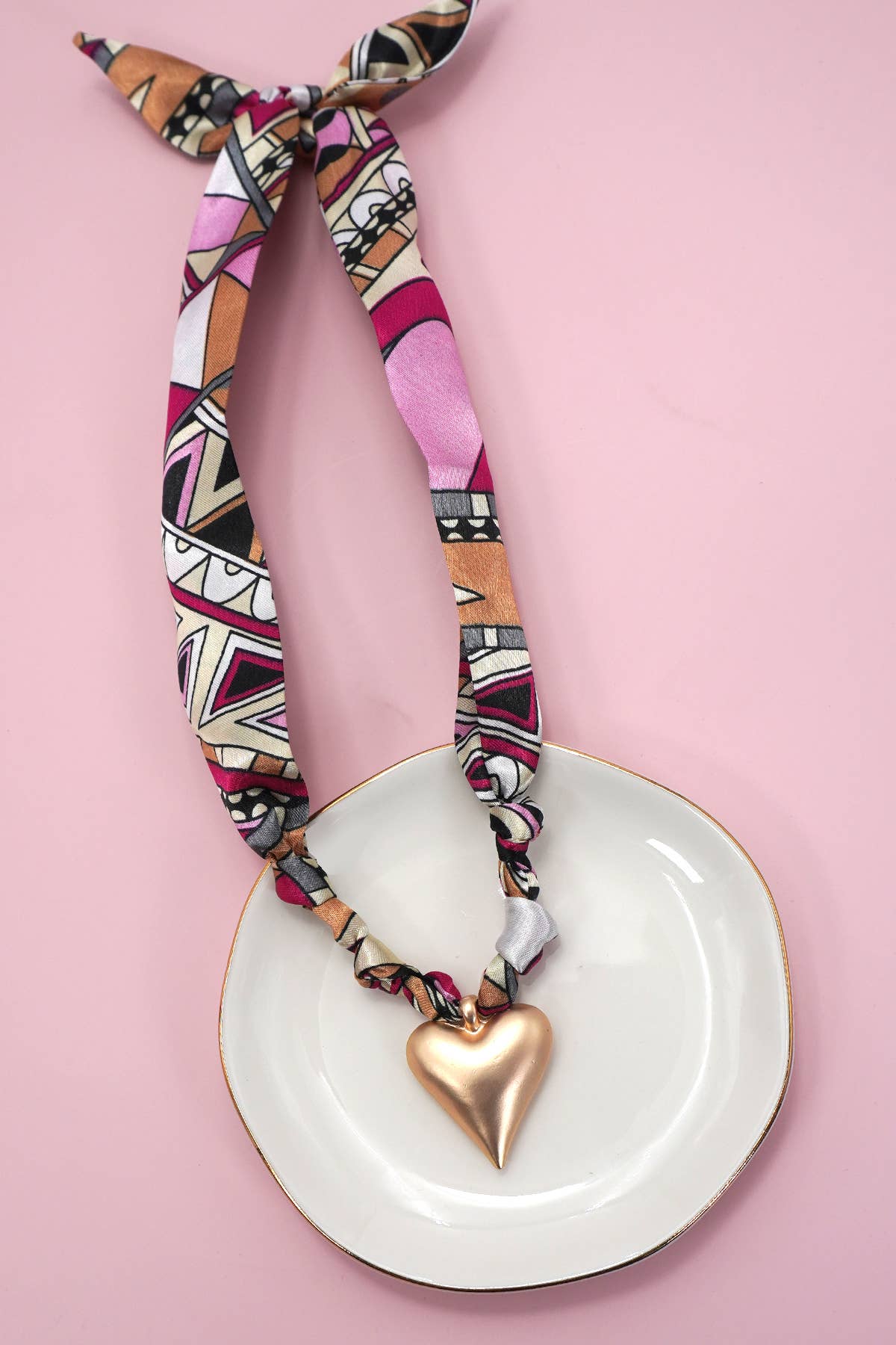 Sweetest Scarf Charm Necklace