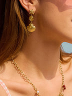 Non-Tarnish Summer Seashell Earrings