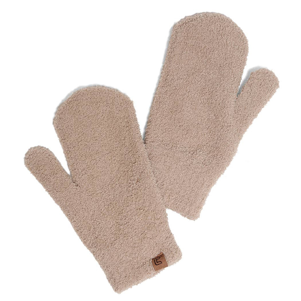 Winter Solid Flush Mittens