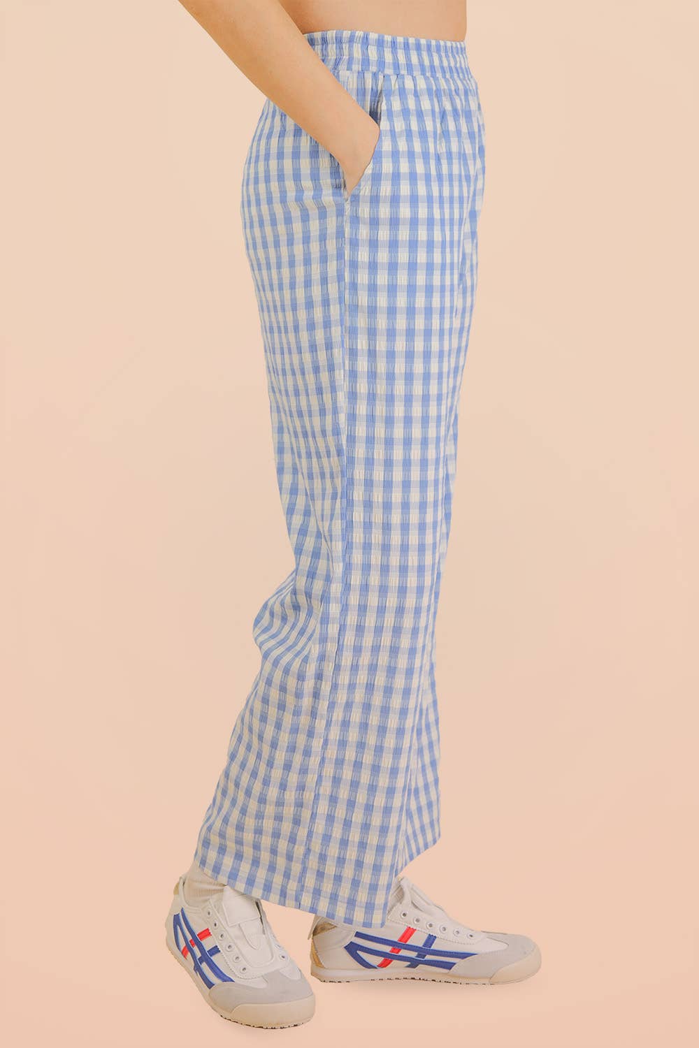 Cornflower Blue Gingham Pants