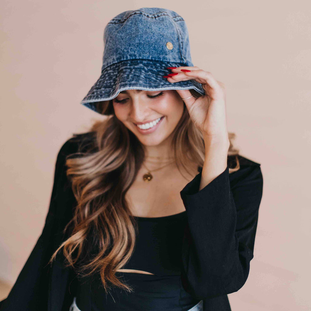 Denim Bucket Hat