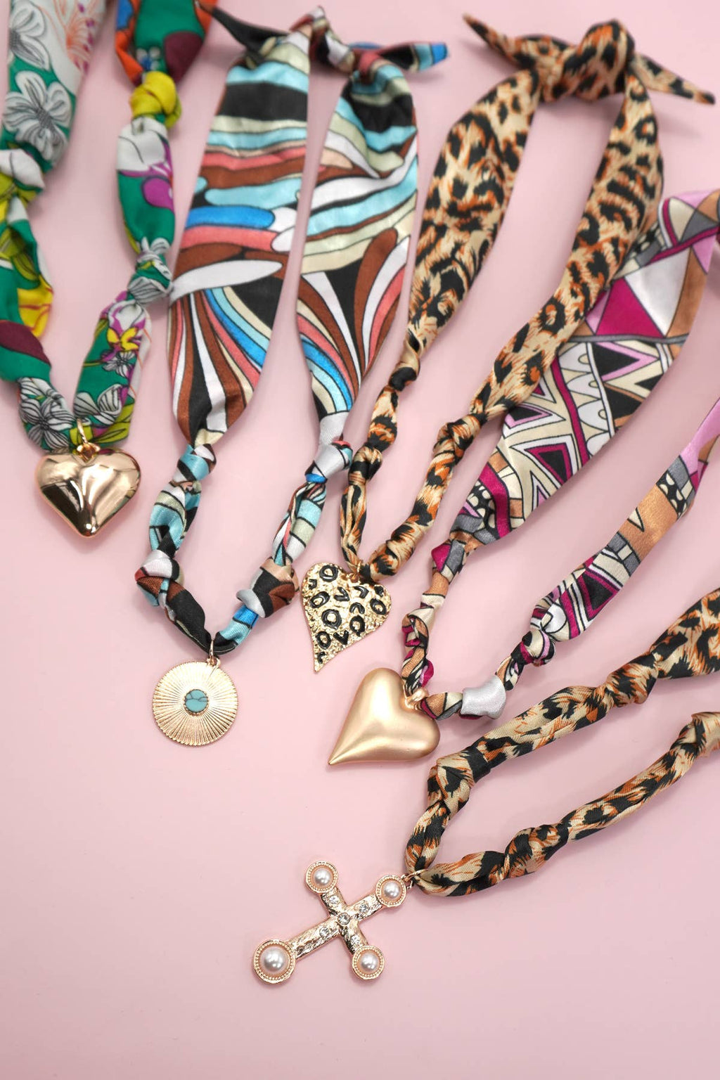 Sweetest Scarf Charm Necklace