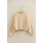 Fluffy Button-Up Cardigan