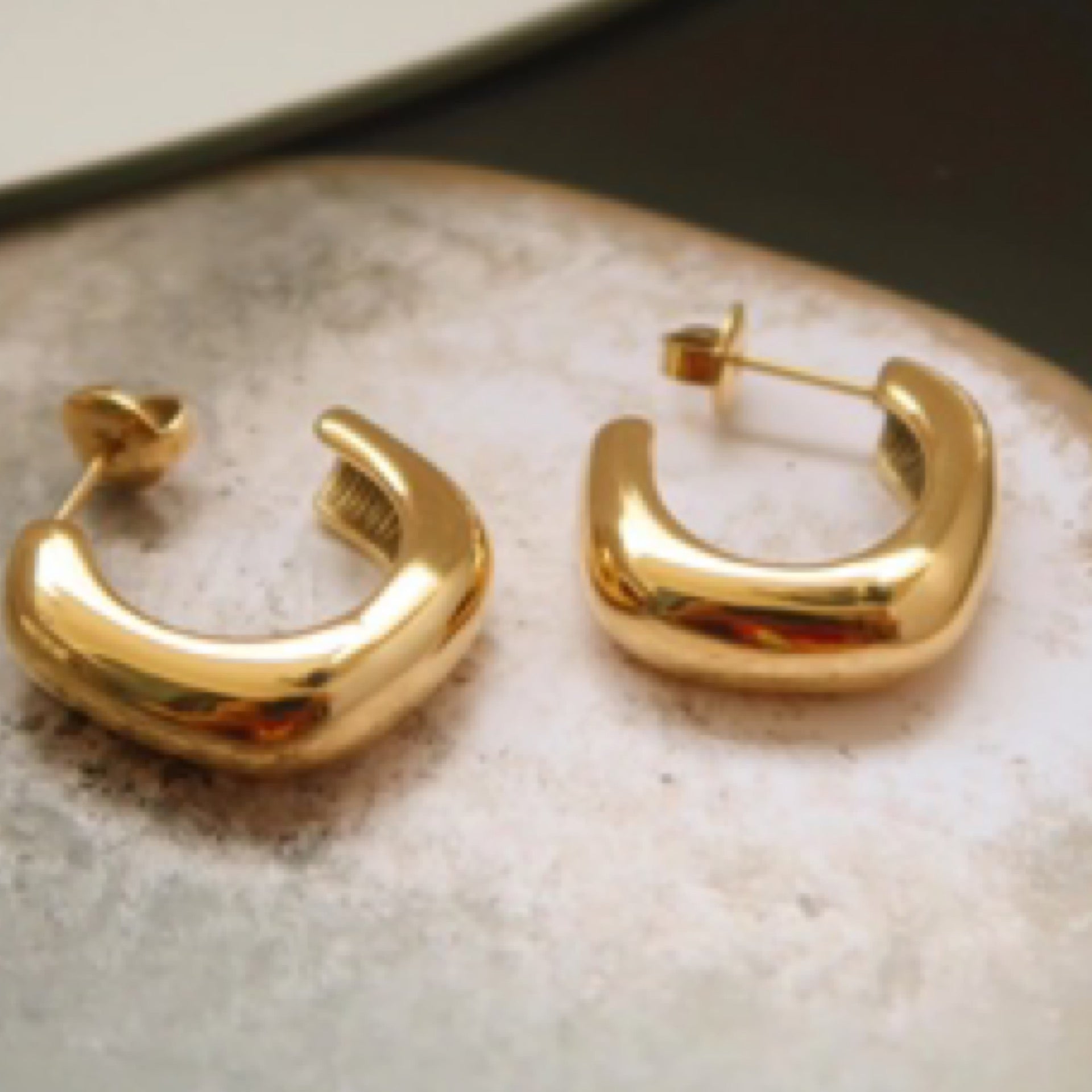 Demi Non-Tarnish C Hoop