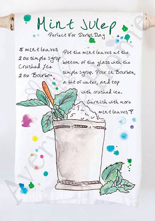 Mint Julep Hand Towel