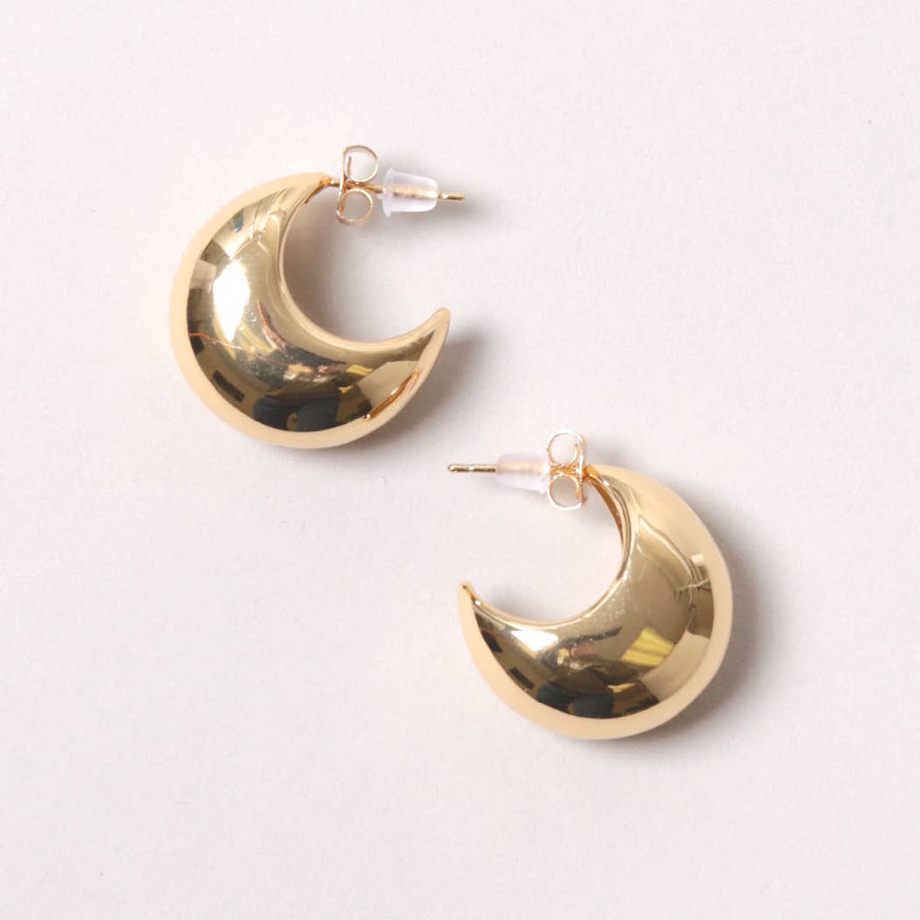 Retro Crescent Hoops
