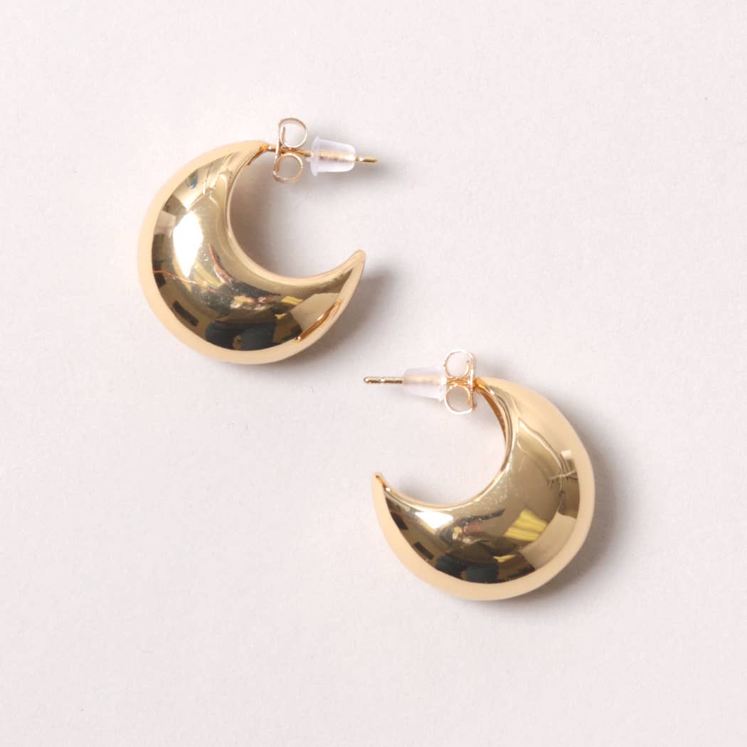 Retro Crescent Hoops
