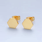 Hexagon Studs