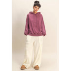 Pink Santa Washed Hoodie