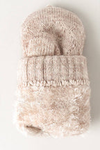 Oat Fingerless Mittens