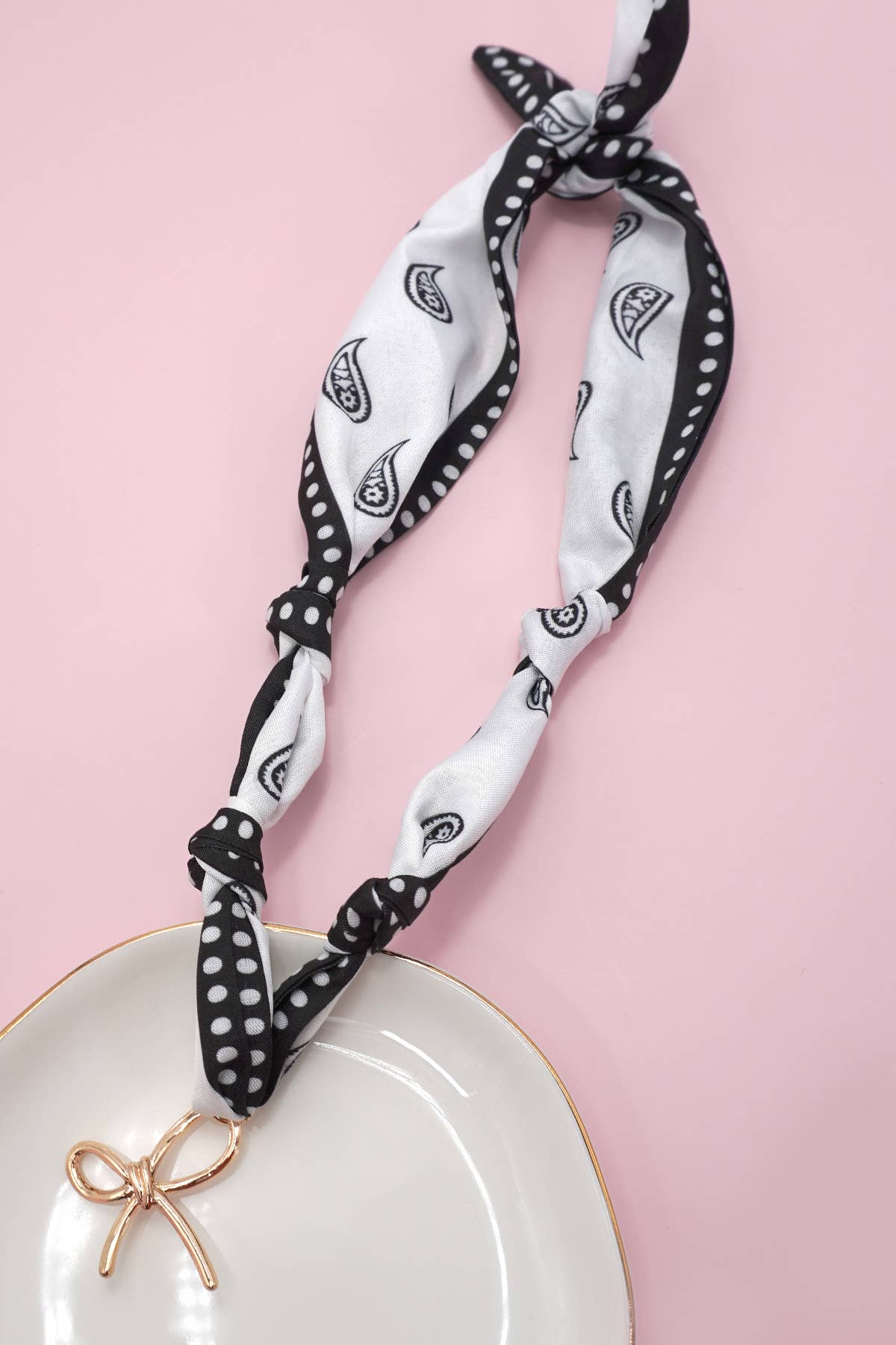 Sweetest Scarf Charm Necklace