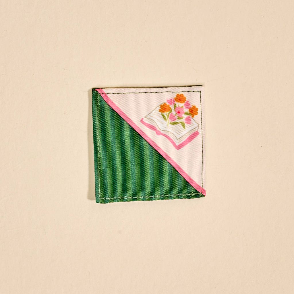 Petals & Pages Corner Keeper Fabric Bookmark