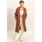 Open Front Duster Sweater