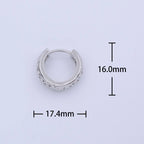 24K Gold Filled Triangle Huggies