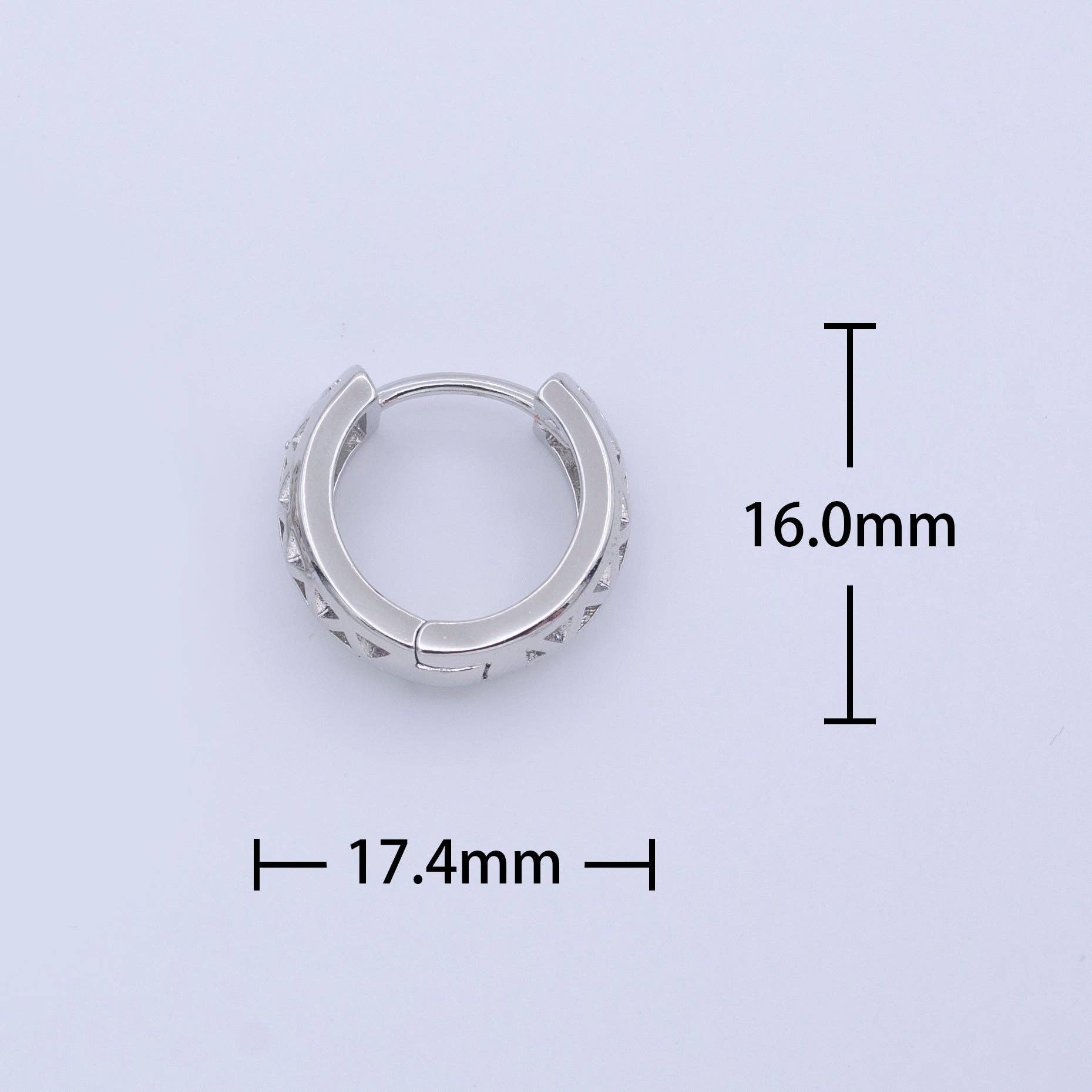 24K Gold Filled Triangle Huggies