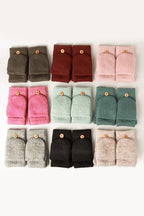 Oat Fingerless Mittens