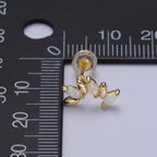 Dainty 14K Gold Filled Opal Marquise Studs