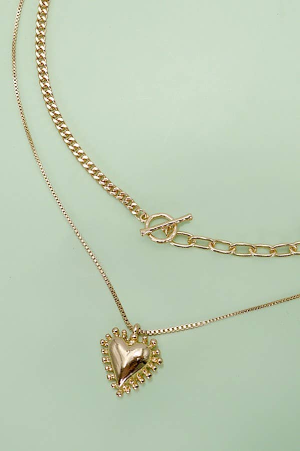 HEART PENDANT NECKLACE