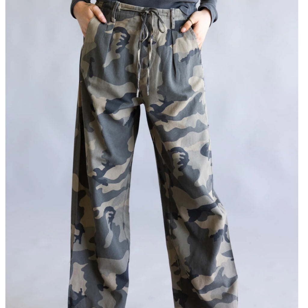 Front Tie Camo Pants