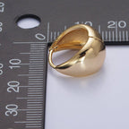 Gold Filled Wide Chubby Hoops