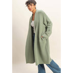 Open Front Duster Sweater