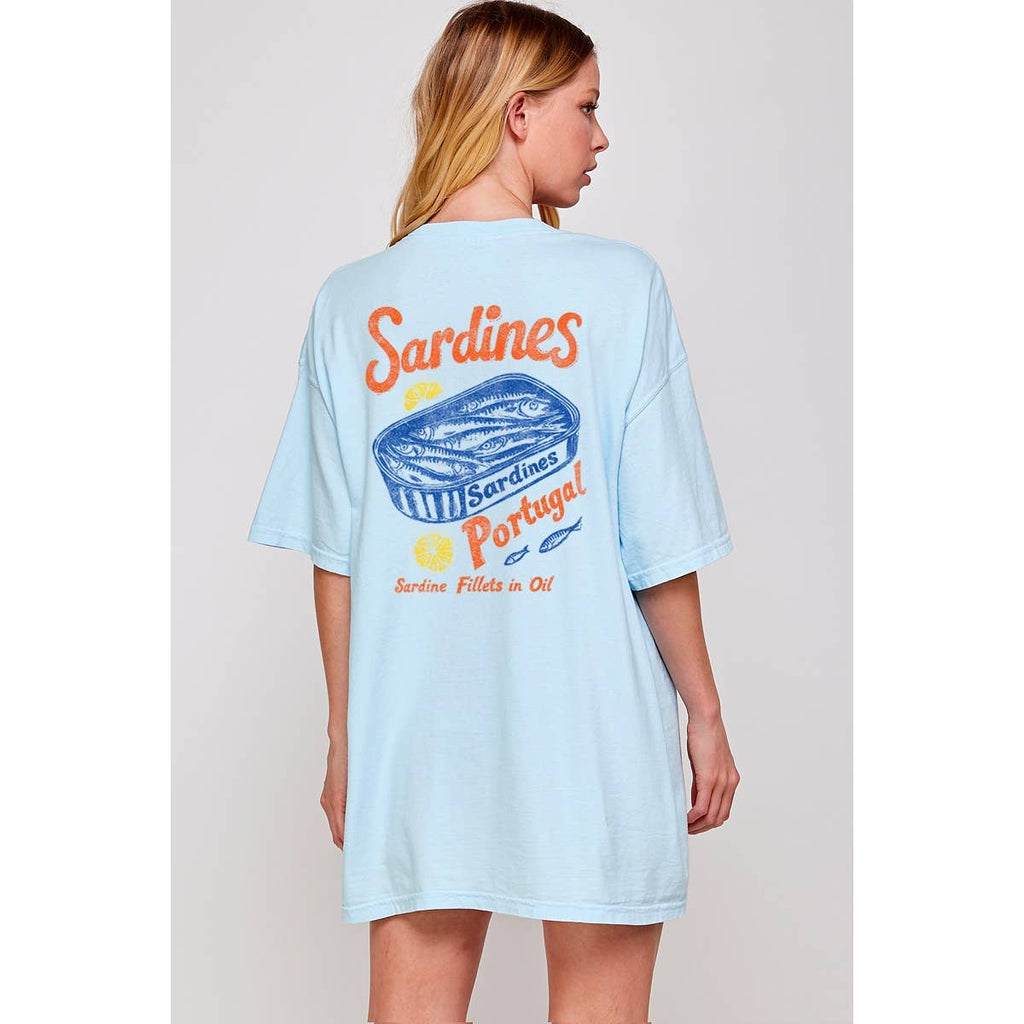 Sardines Portugal Oversized Tee