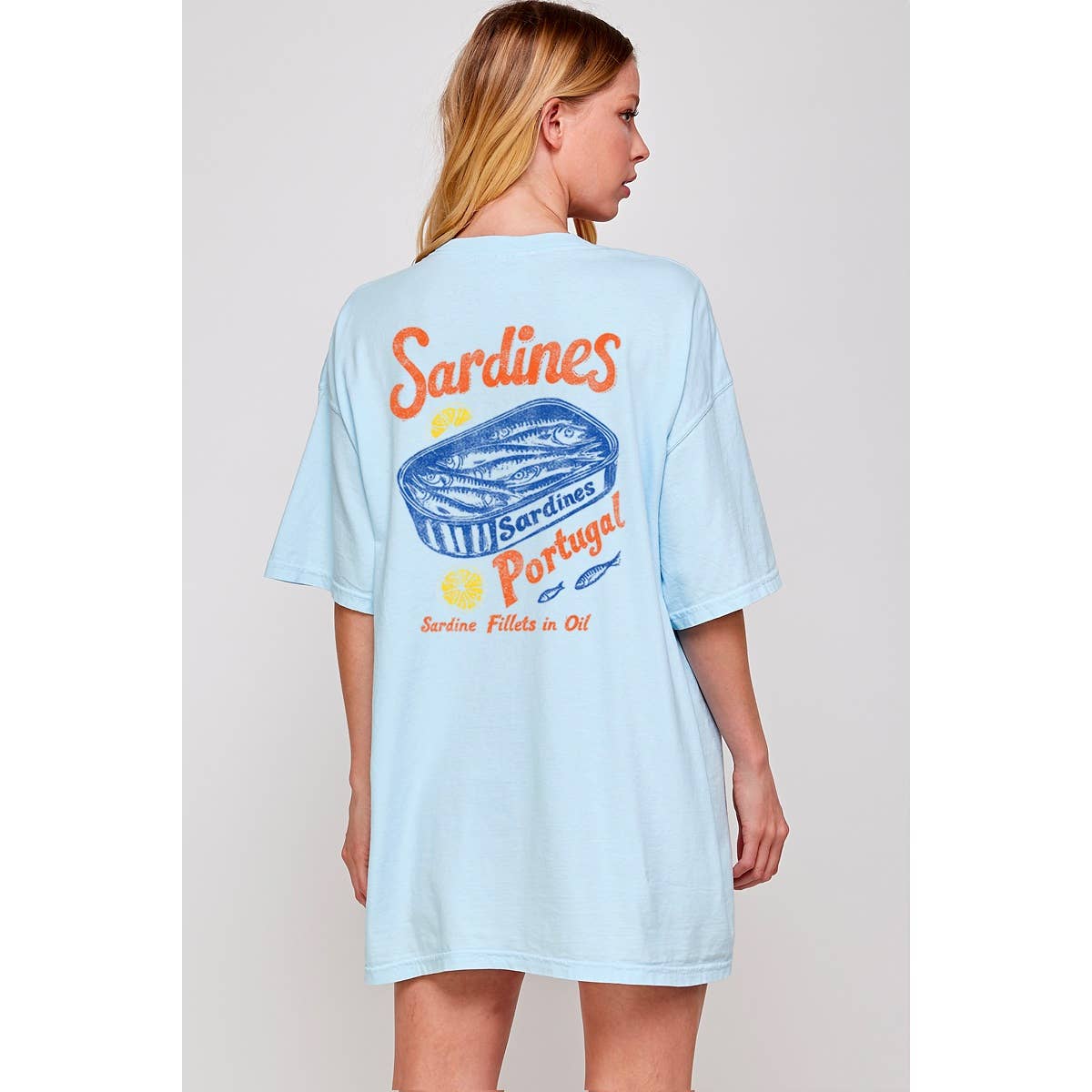 Sardines Portugal Oversized Tee