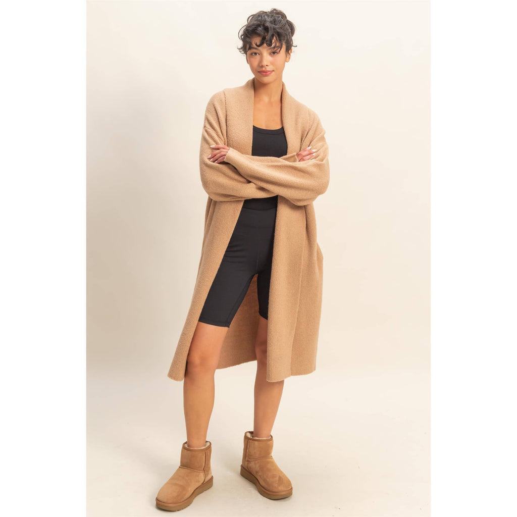 Open Front Duster Sweater