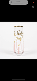 Bday Girl Glass