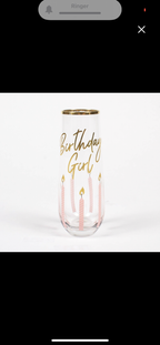 Bday Girl Glass