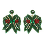 Christmas Bow Earrings