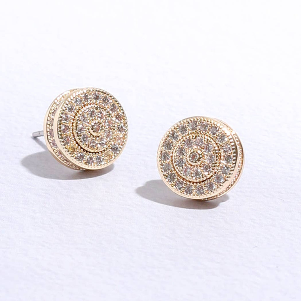 Round CZ Studs