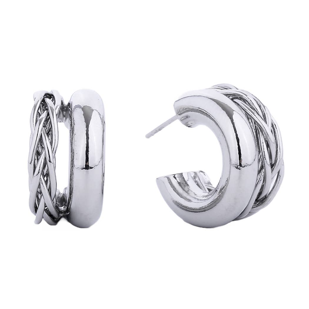 Double braided hoops